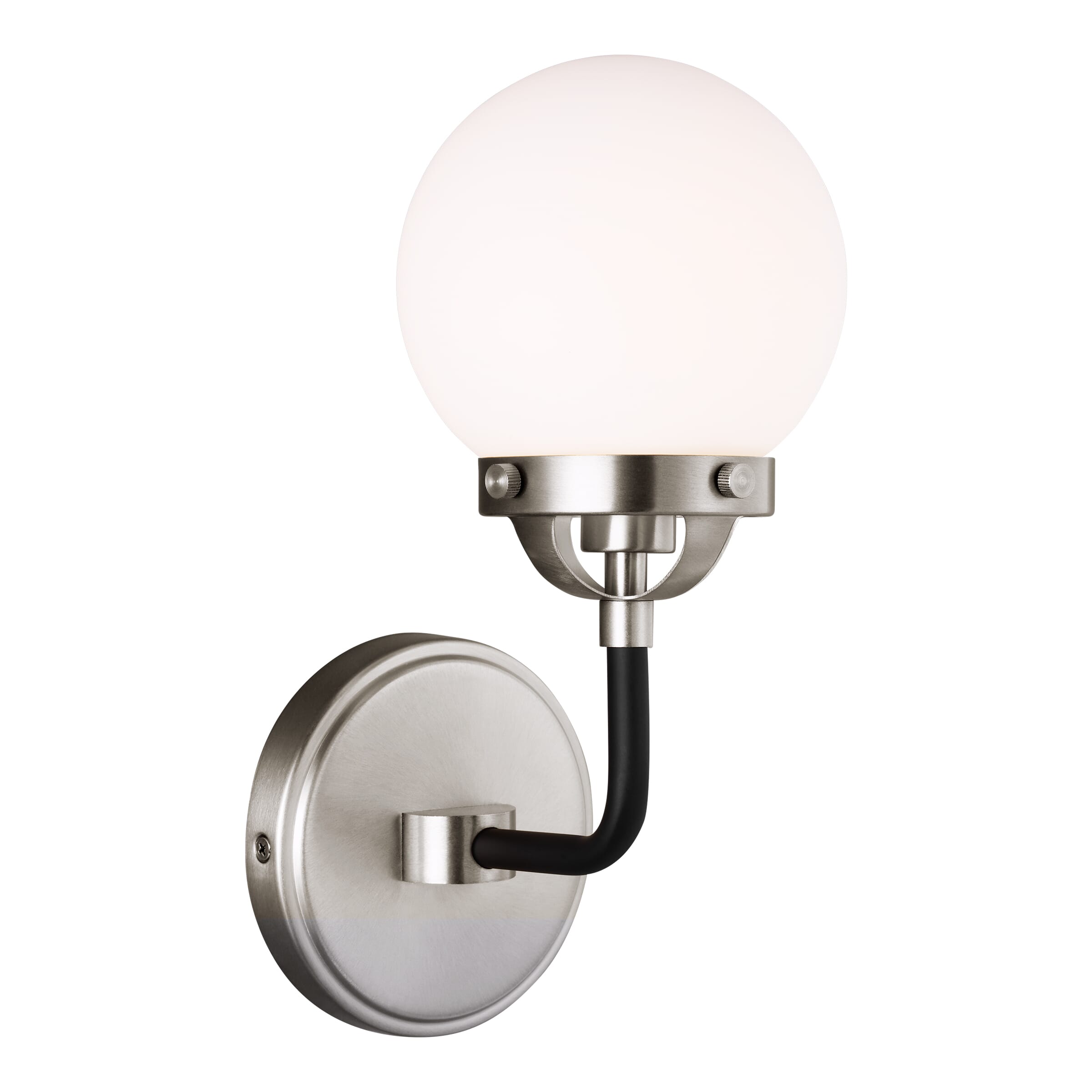 Sea Gull Cafe LED Bathroom Wall Sconce in Brushed Nickel