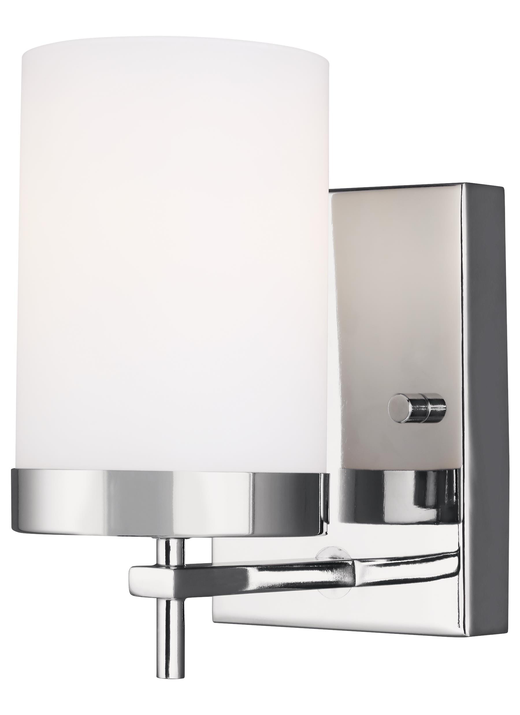 Sea Gull Zire Bathroom Wall Sconce in Chrome