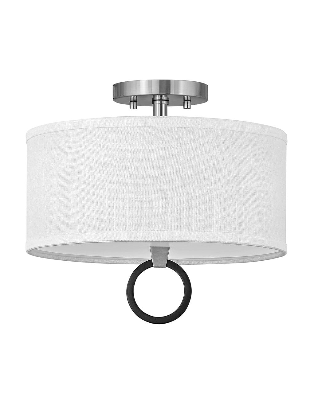 Hinkley Link 2-Light Ceiling Light in Brushed Nickel