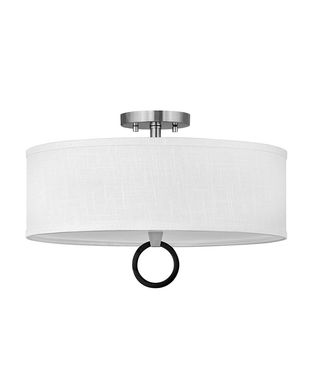 Hinkley Link 3-Light Ceiling Light in Brushed Nickel