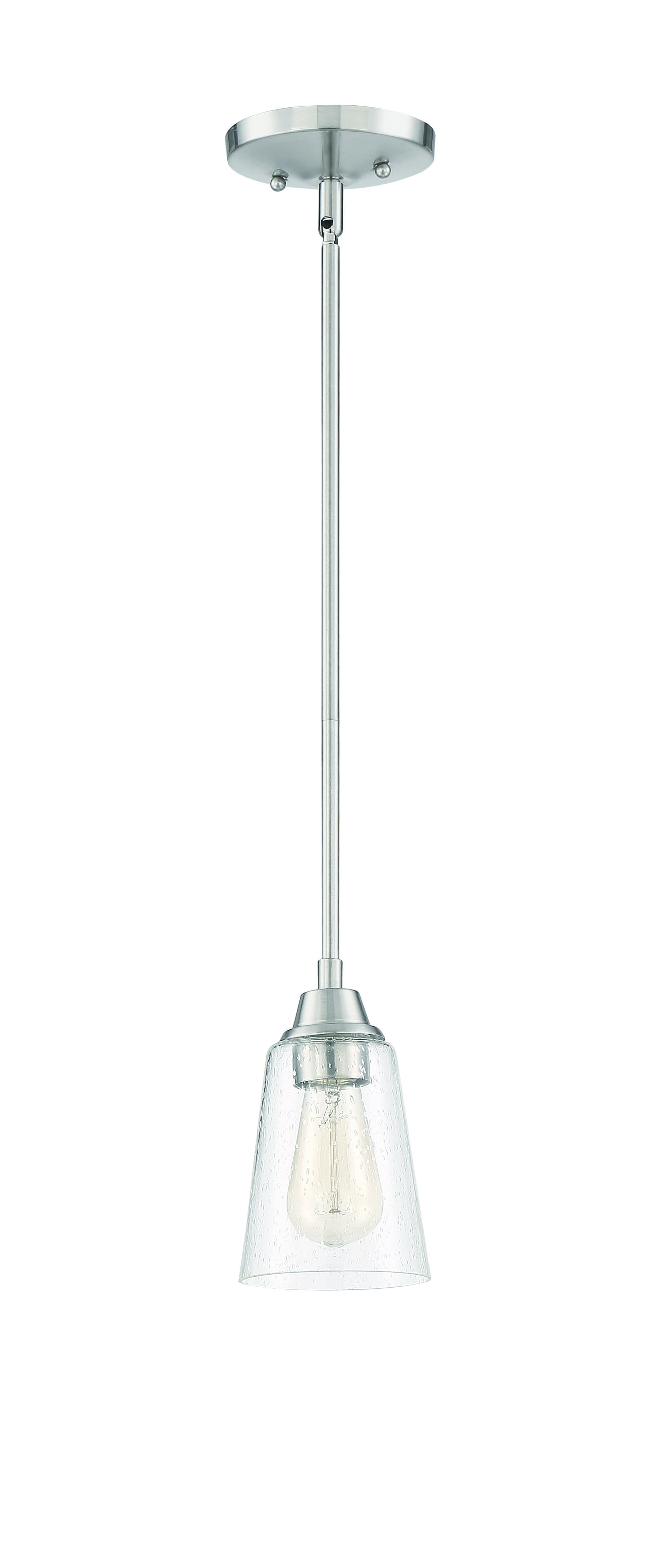 Craftmade Grace Mini Pendant in Brushed Polished Nickel