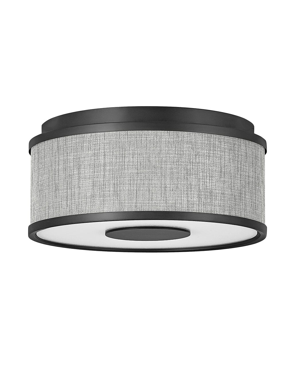 Hinkley Halo 2-Light Ceiling Light in Black