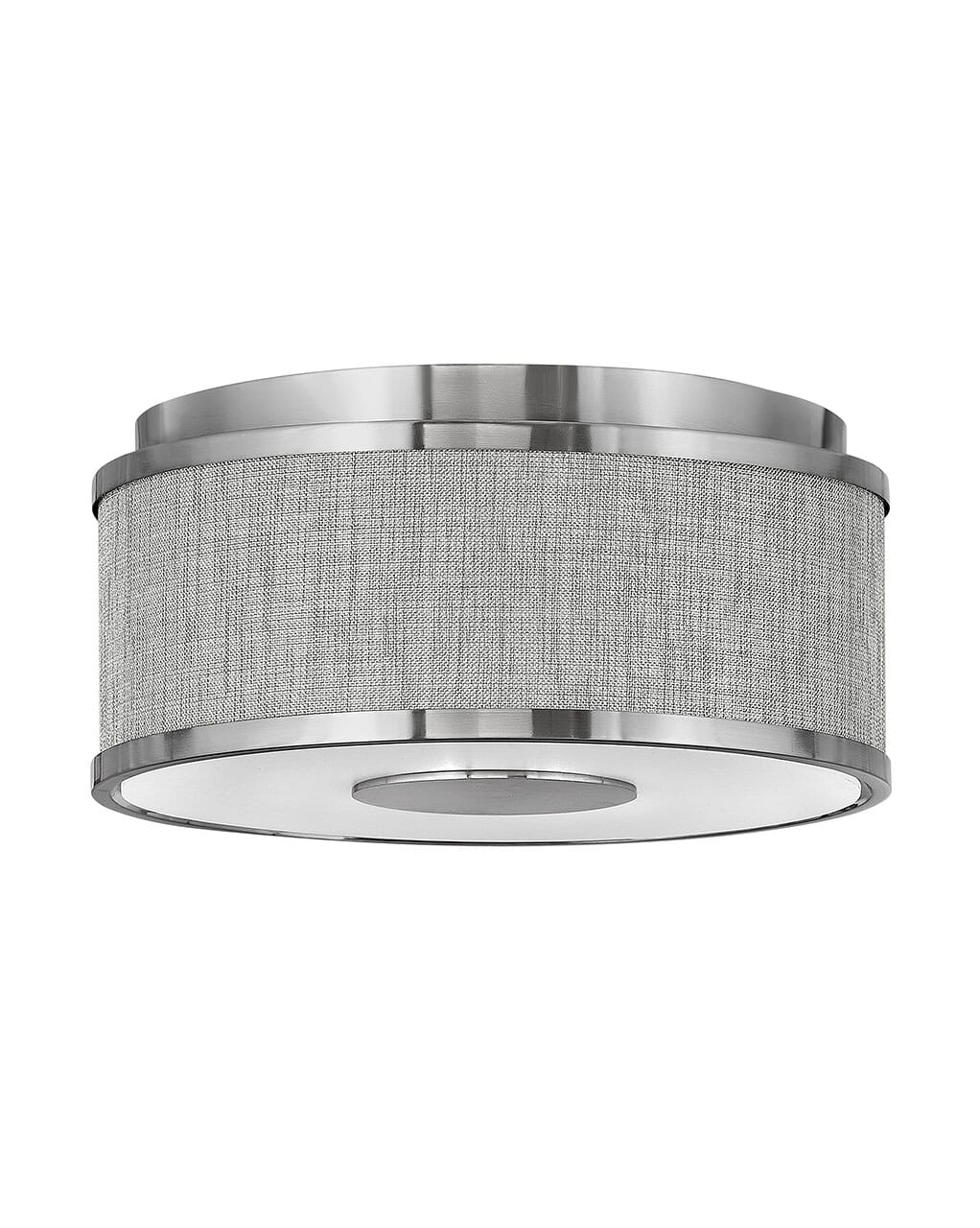 Hinkley Halo 2-Light Ceiling Light in Brushed Nickel