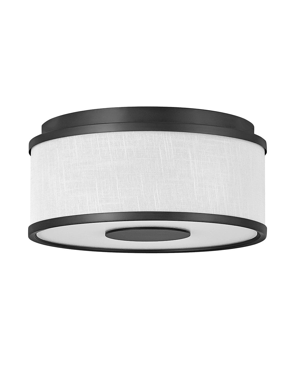 Hinkley Halo 2-Light Ceiling Light in Black