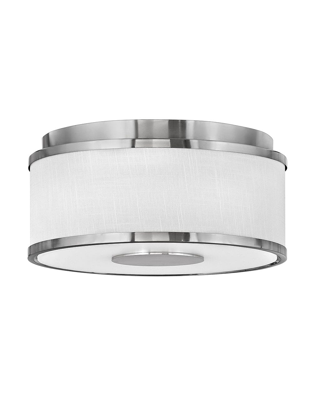 Hinkley Halo 2-Light Ceiling Light in Brushed Nickel