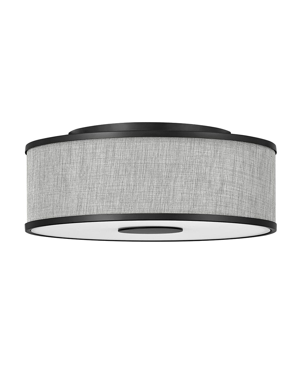 Hinkley Halo 3-Light Ceiling Light in Black