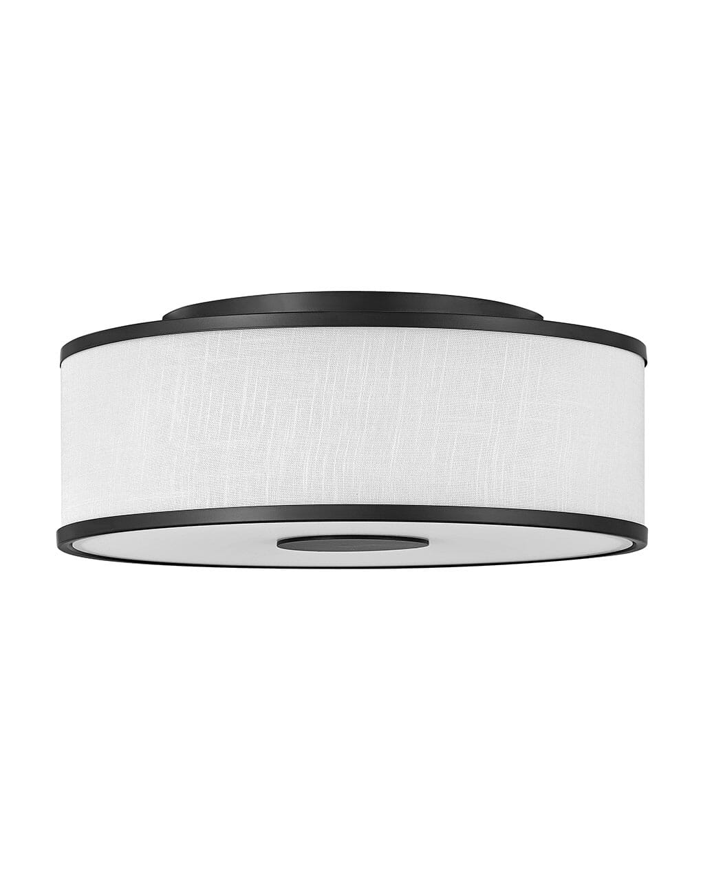 Hinkley Halo 3-Light Ceiling Light in Black