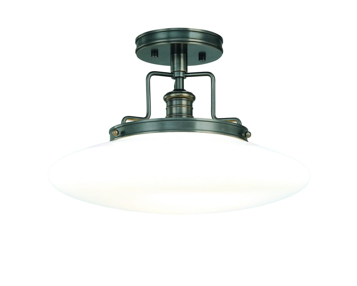 Hudson Valley Beacon Ceiling Light in Old Bronze