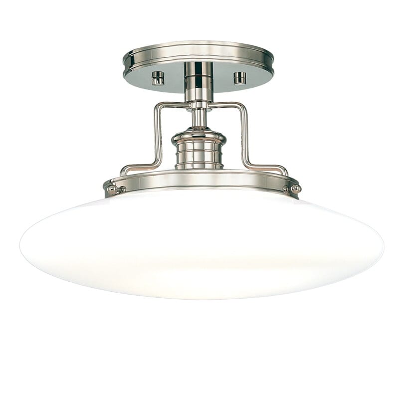 Hudson Valley Beacon Ceiling Light in Polished Nickel