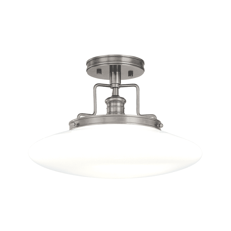 Hudson Valley Beacon Ceiling Light in Satin Nickel