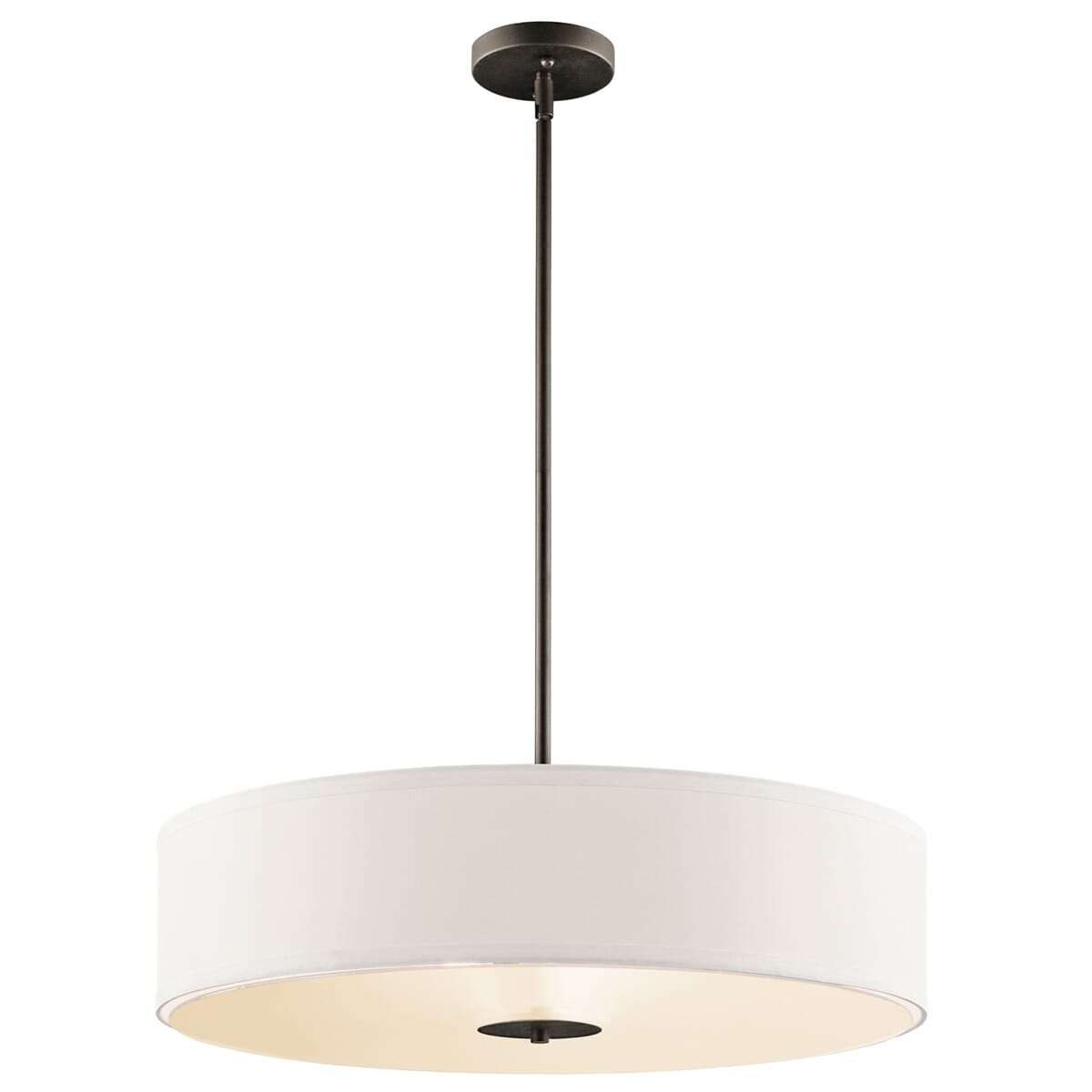 Kichler 3-Light 24" Drum Pendant in Olde Bronze