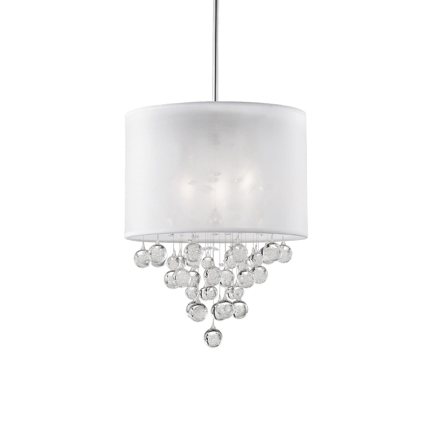 Kuzco Beverly 3-Light Pendant Light in Chrome