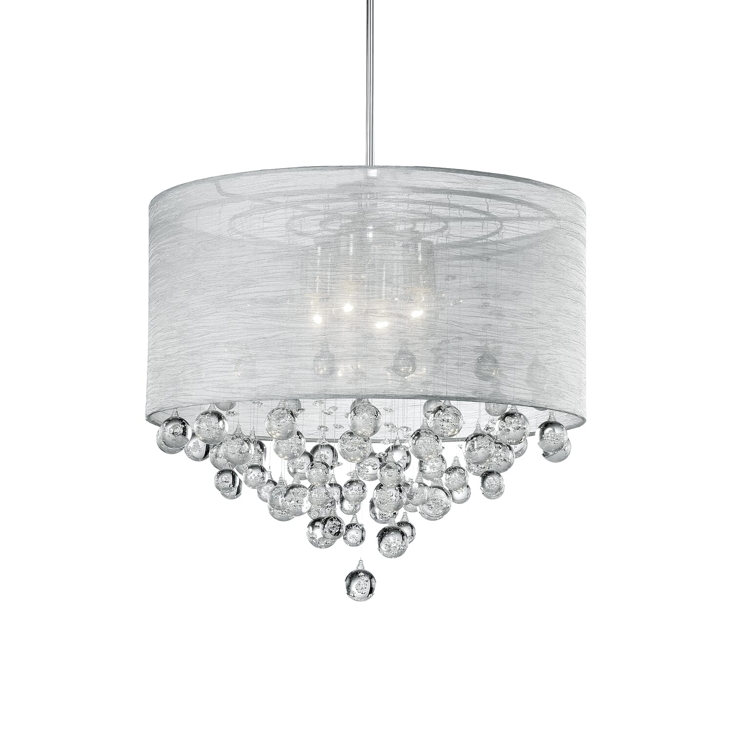 Kuzco Beverly 4-Light Pendant Light in Chrome