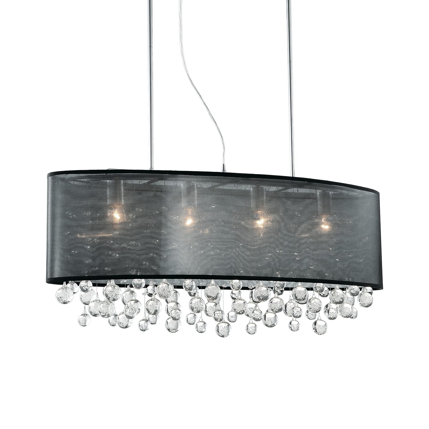 Kuzco Beverly 4-Light Pendant Light in Chrome