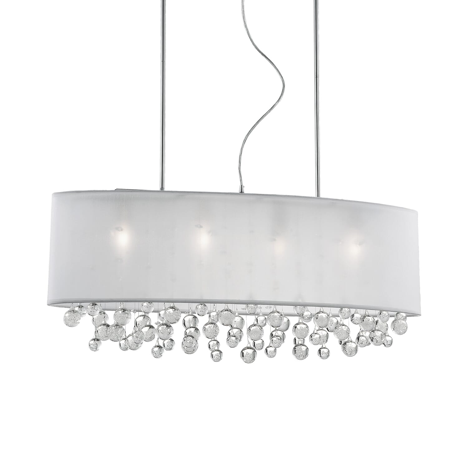 Kuzco Beverly 4-Light Pendant Light in Chrome