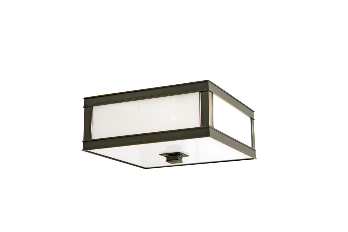 Hudson Valley Preston 3-Light 16" Ceiling Light in Old Bronze