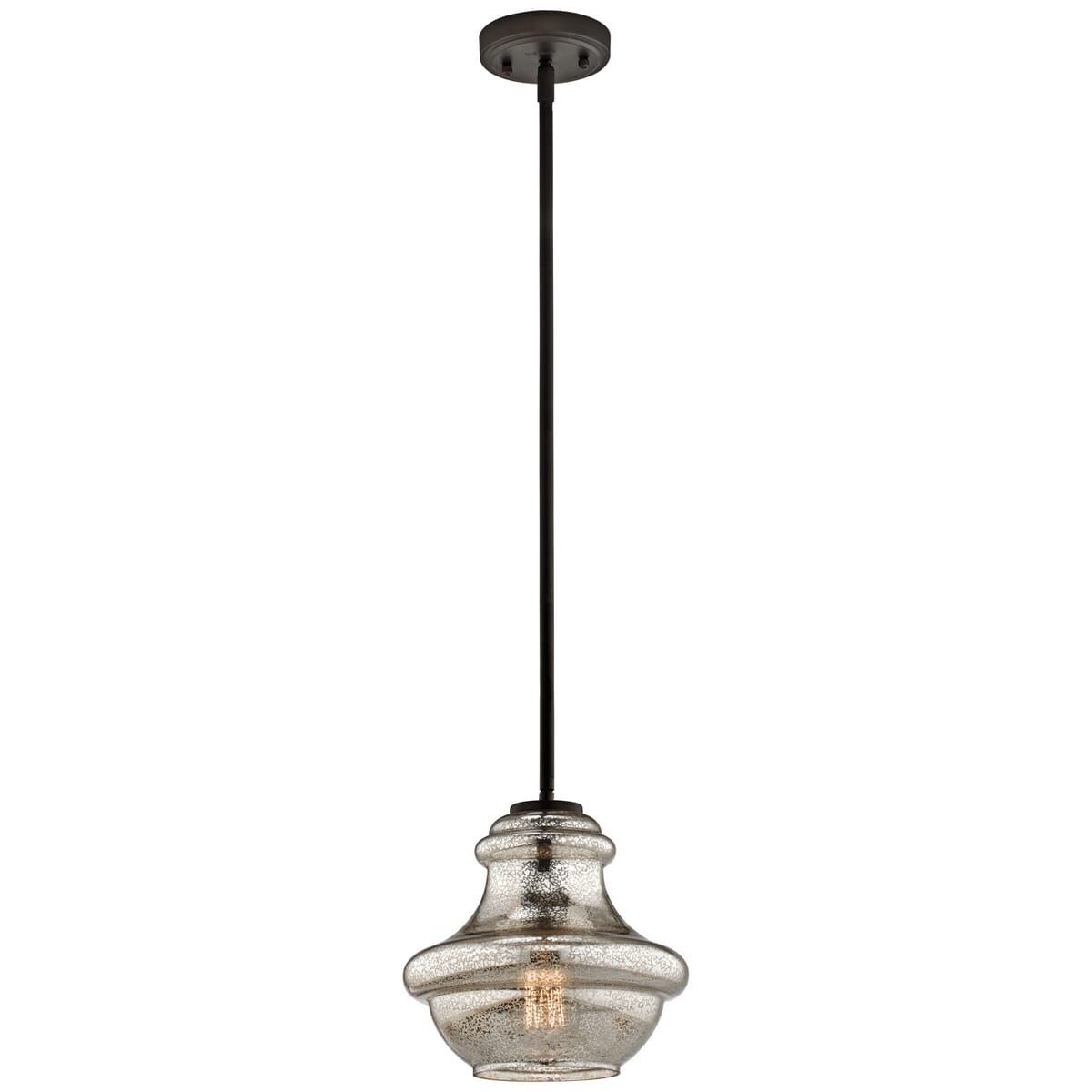 Kichler Everly 9.5" Mini Pendant in Olde Bronze Finish