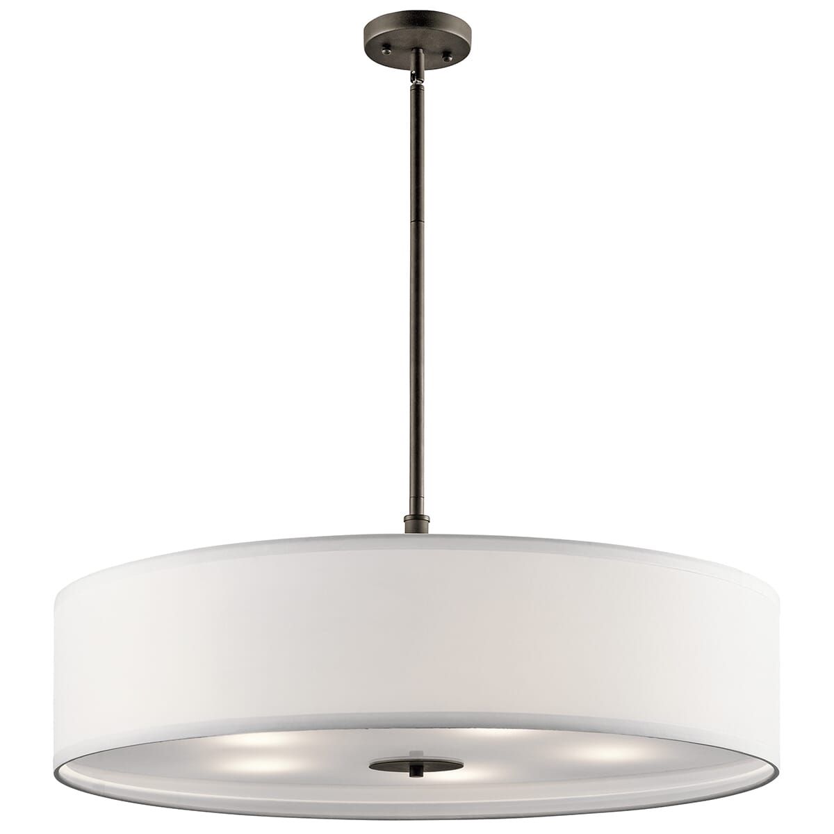 Kichler Transitional 5-Light Drum Pendant in Olde Bronze