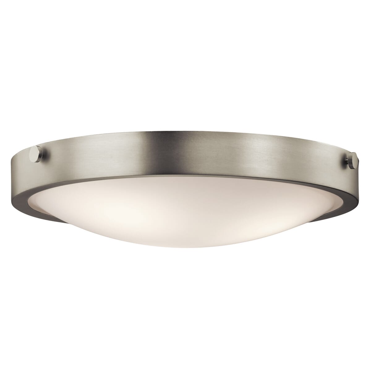 Kichler Lytham 3-Light Flush Mount in Brushed Nickel