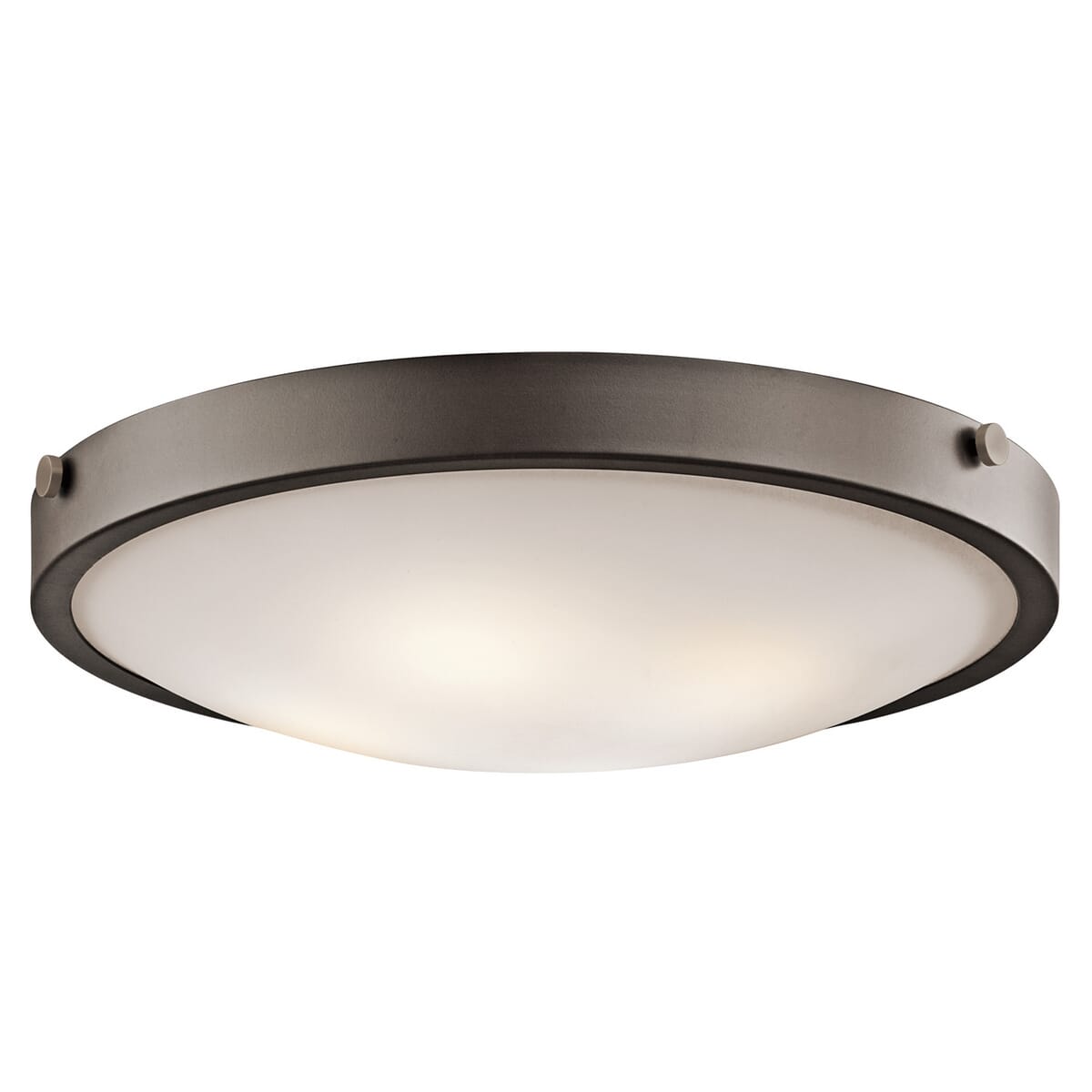 Kichler Signature 4-Light Flush Mount in Olde Bronze