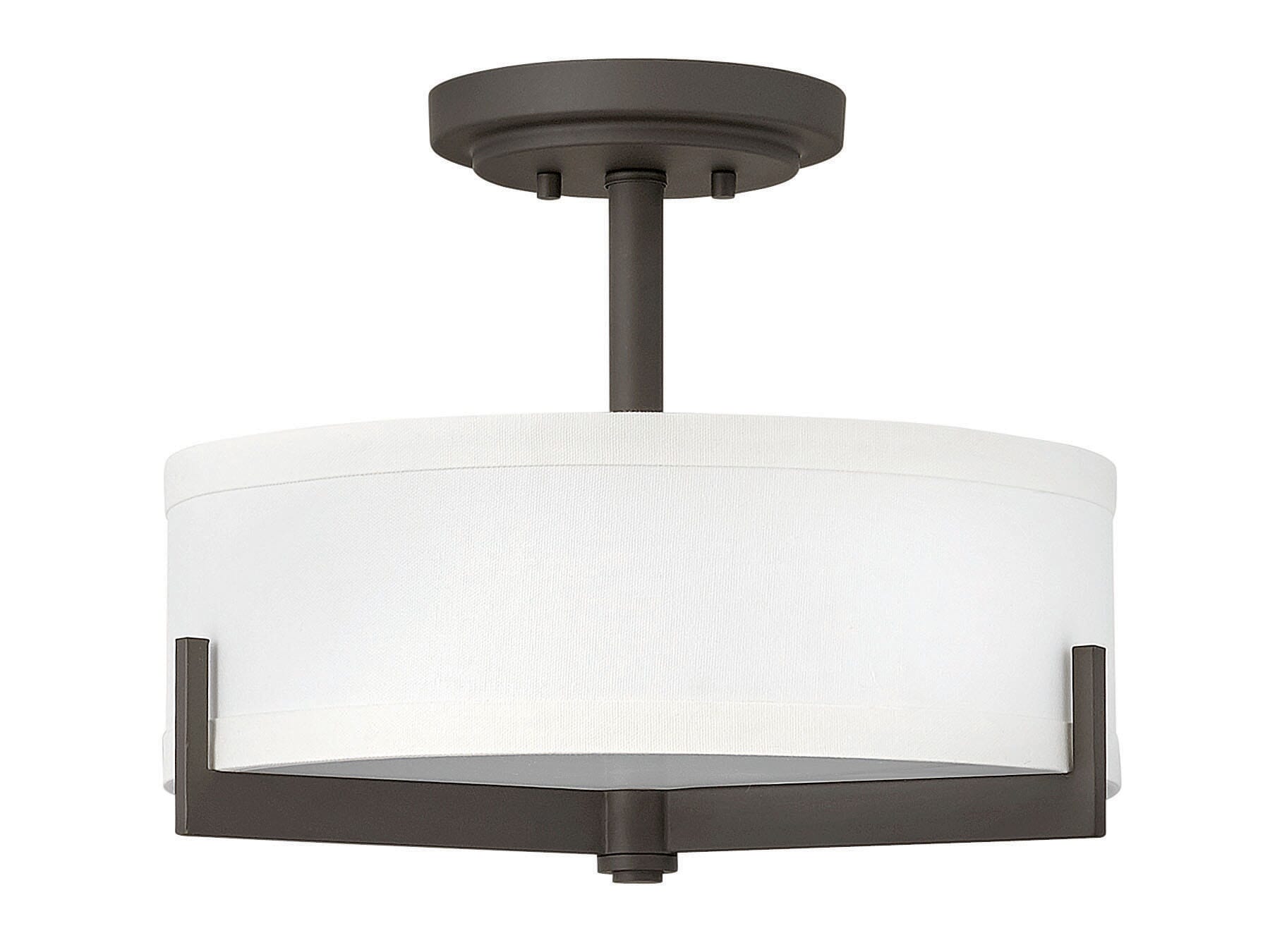 Hinkley Hayes 3-Light Ceiling Light in Oil Rubbed Bronze