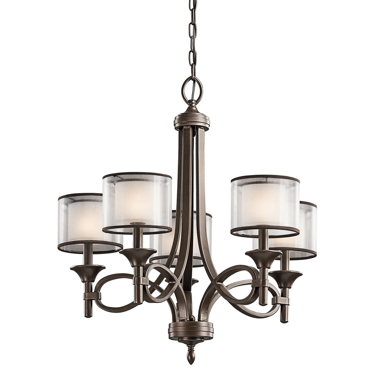 Kichler Lacey 5-Light Chandelier in Mission Bronze