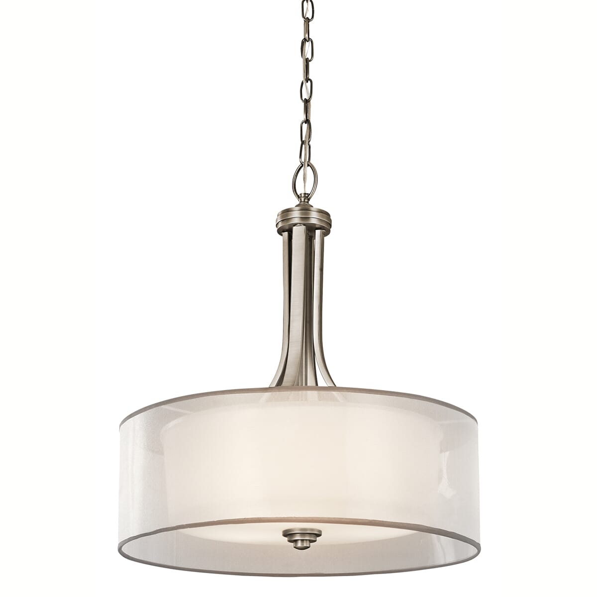 Kichler Lacey 4-Light Inverted Pendant in Antique Pewter