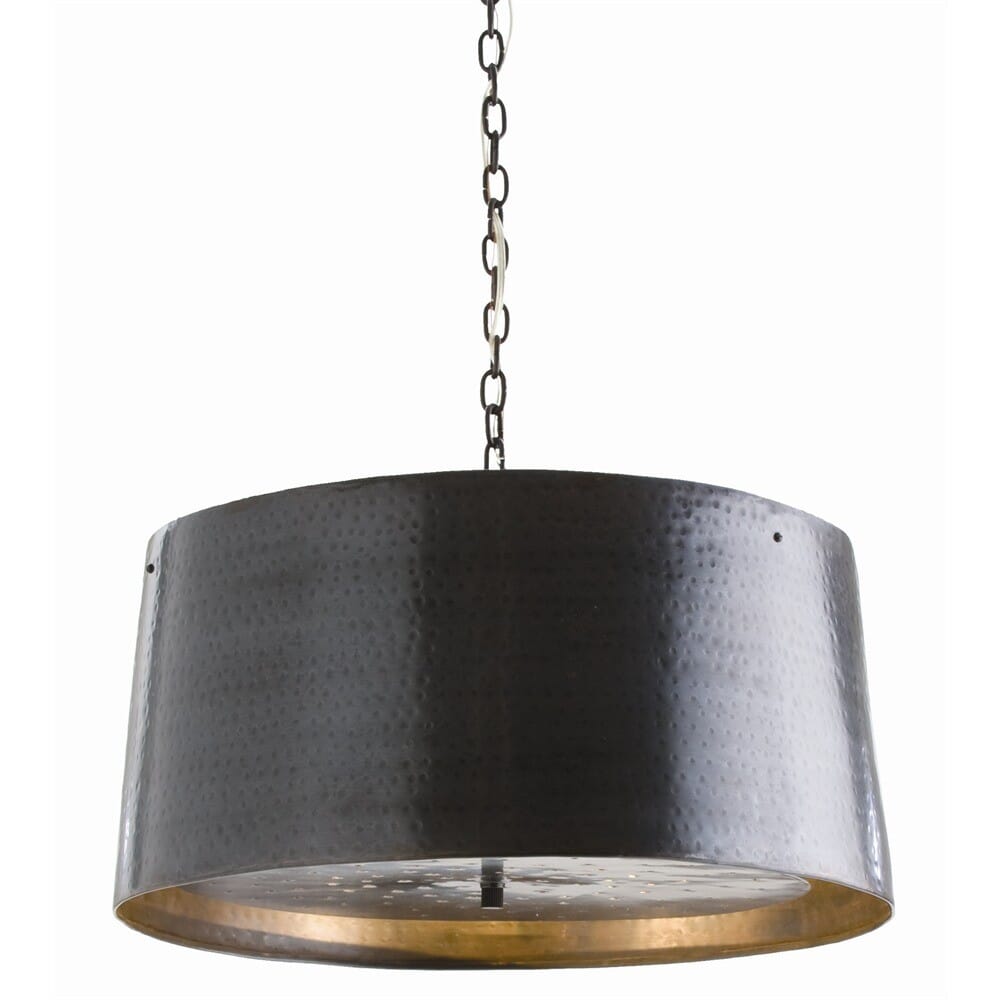 Arteriors Anderson 22.5" 3-Light Drum Pendant in English Bronze