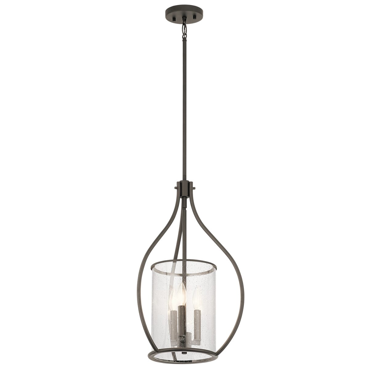 Kichler Fiona 22.5" 3-Light Foyer Pendant in Olde Bronze