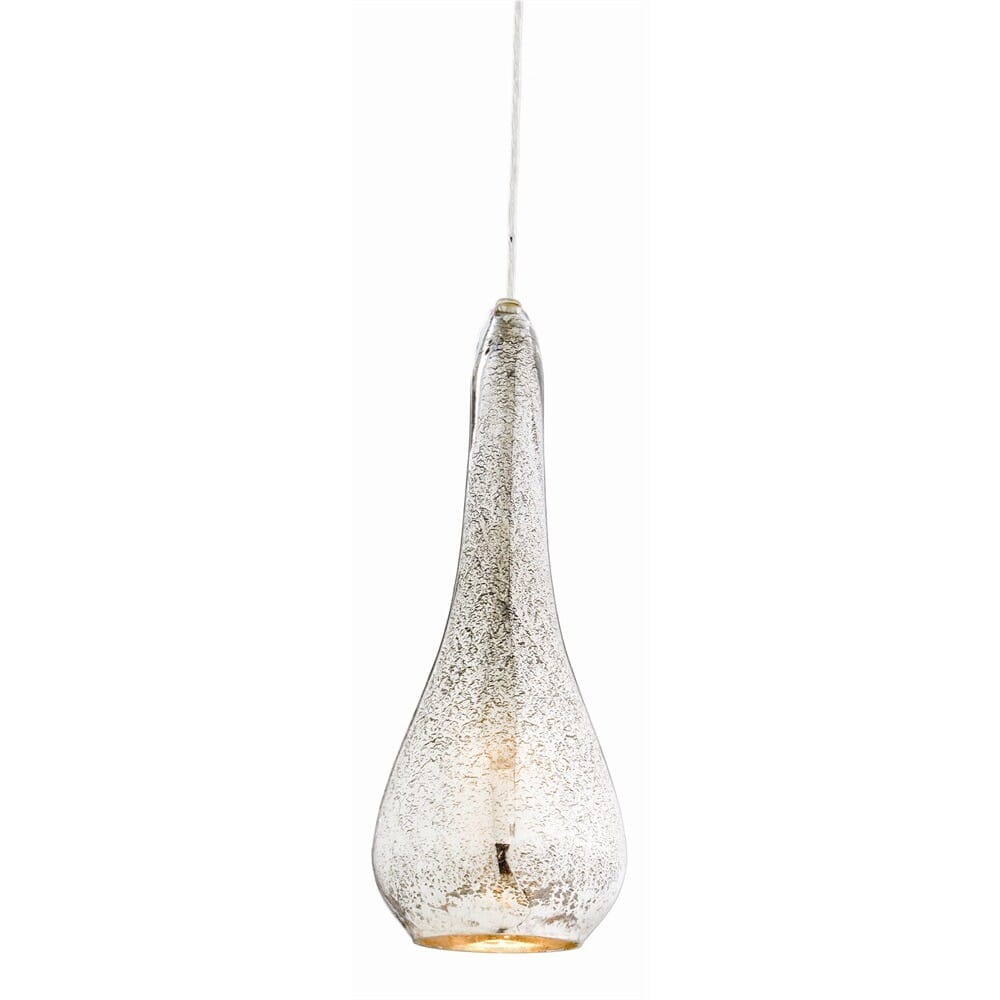 Arteriors Arianna 18.5" Pendant in Antique Mercury