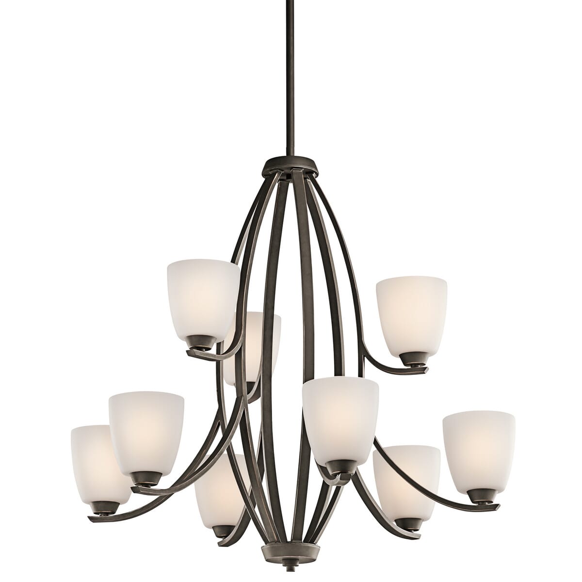 Kichler Granby 9-Light Chandelier in Olde Bronze