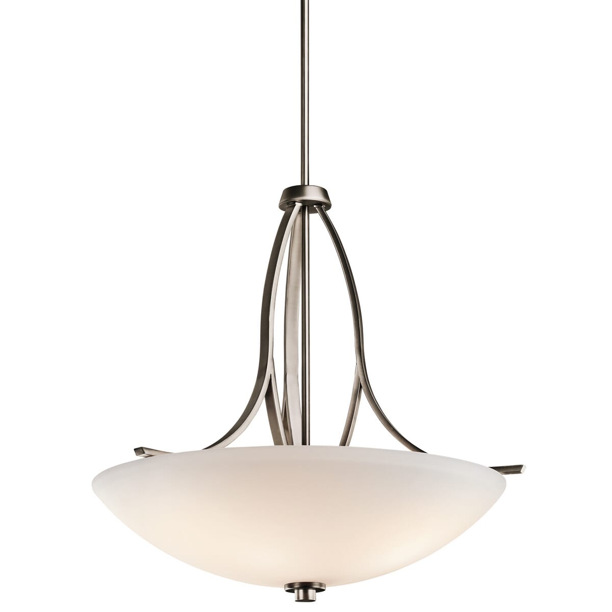 Kichler Granby 3-Light Inverted Pendant in Brushed Pewter