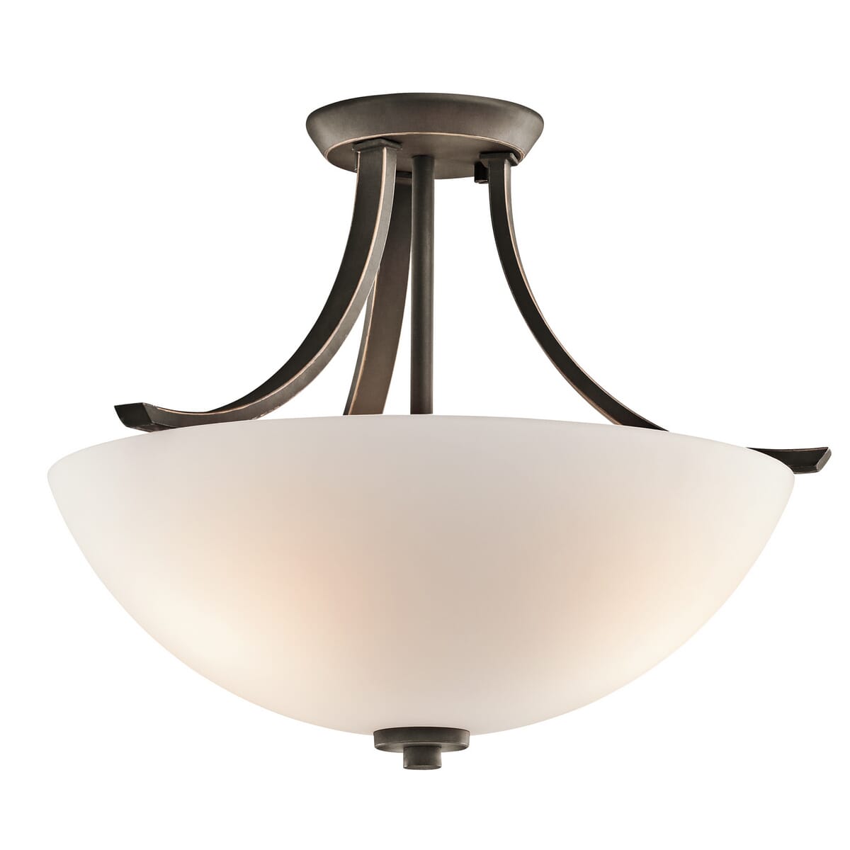 Kichler Granby 3-Light Semi-Flush in Olde Bronze