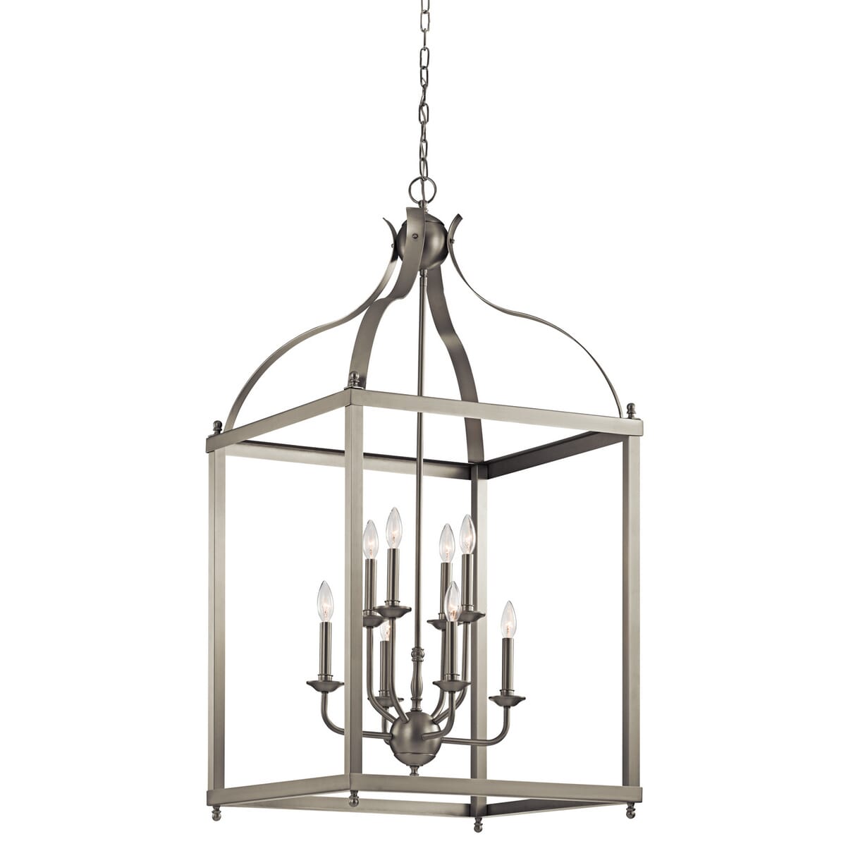 Kichler Larkin 8-Light Chandelier in Brushed Nickel