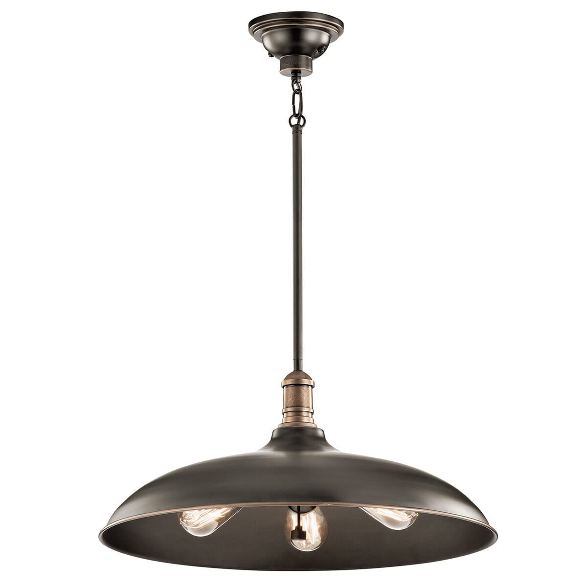 Kichler Cobson 3-Light Pendant in Olde Bronze