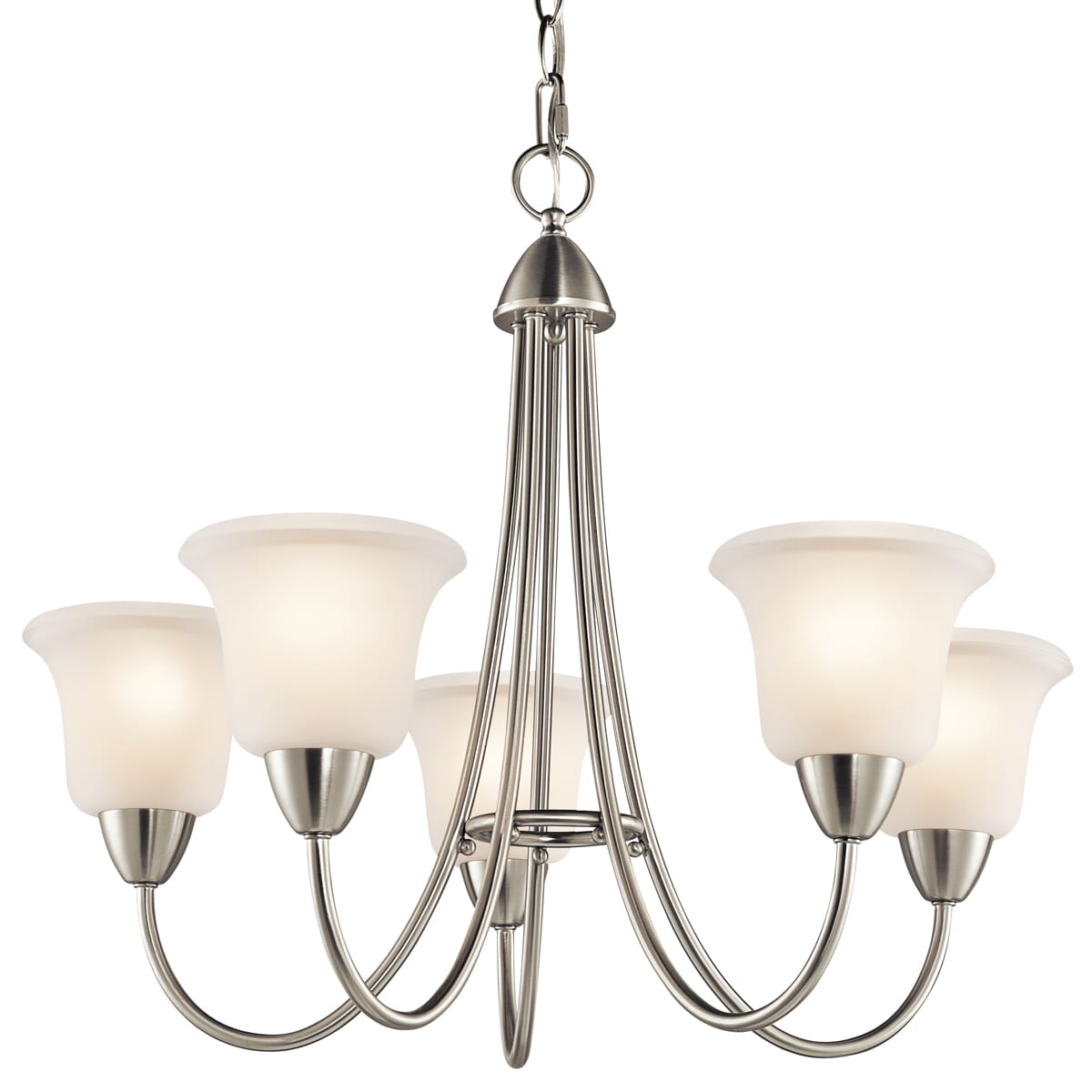 Kichler Nicholson 5-Light Chandelier in Brushed Nickel