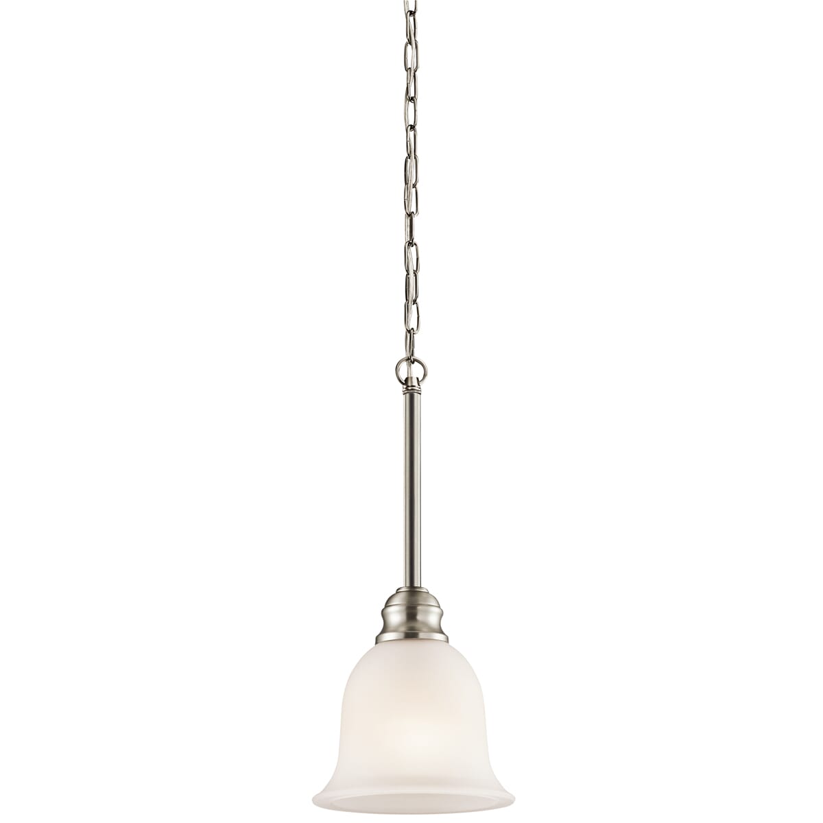 Kichler Tanglewood 1-Light 6.25" Mini Pendant in Brushed Nickel