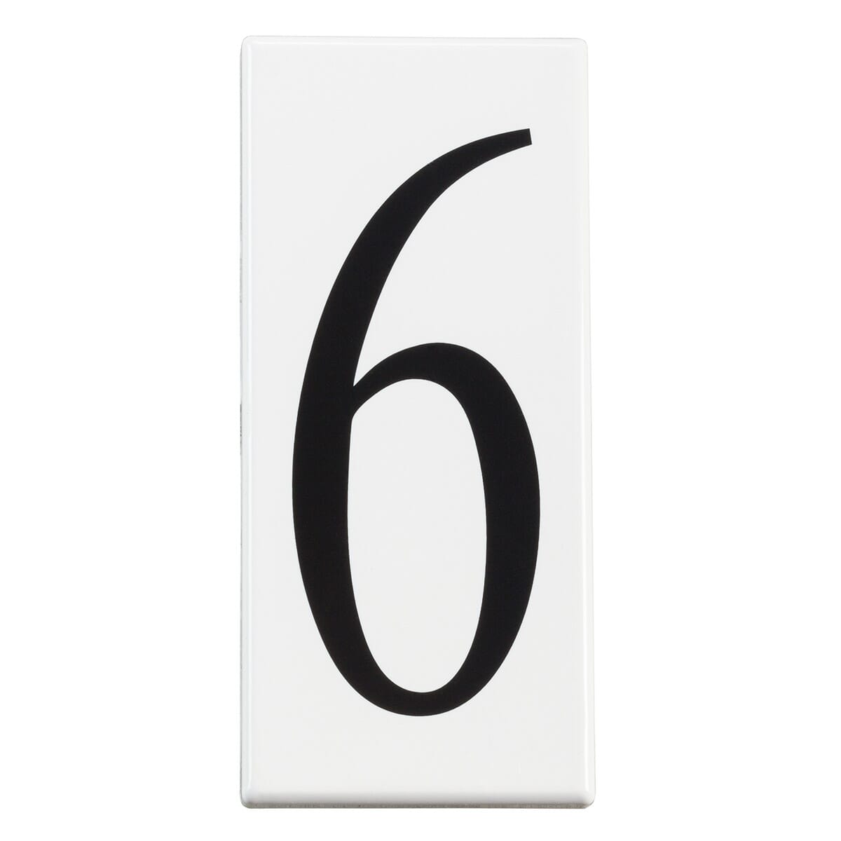 Kichler Address Light Number Six Panel in White Material 10-Pack