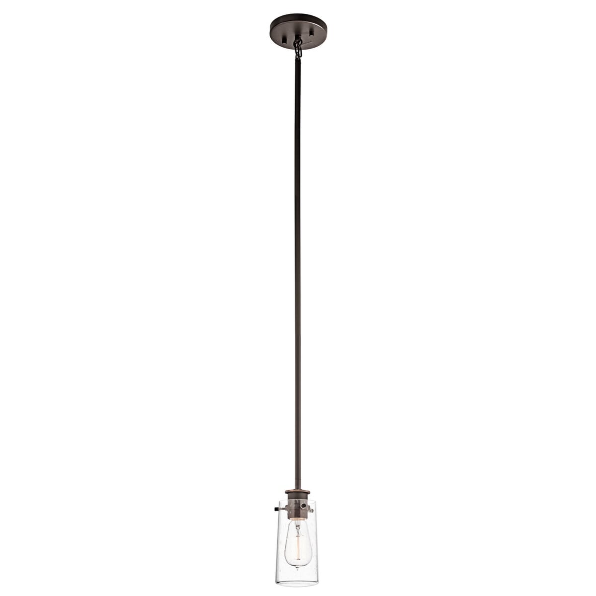 Kichler Braelyn 1-Light 3.75" Mini Pendant in Olde Bronze