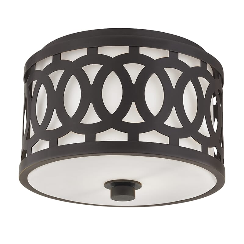 Hudson Valley Genesee Ceiling Light in Old Bronze