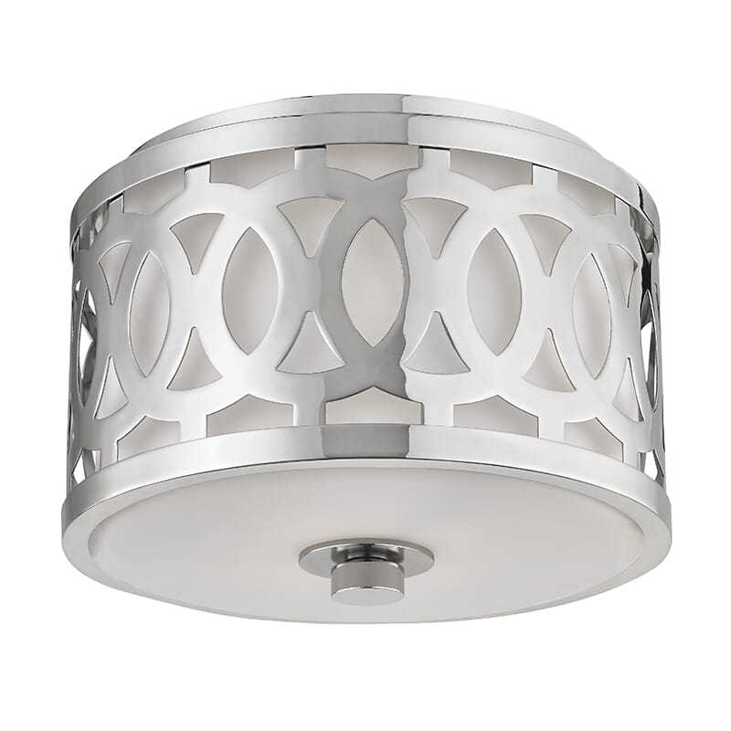 Hudson Valley Genesee Ceiling Light in Polished Nickel