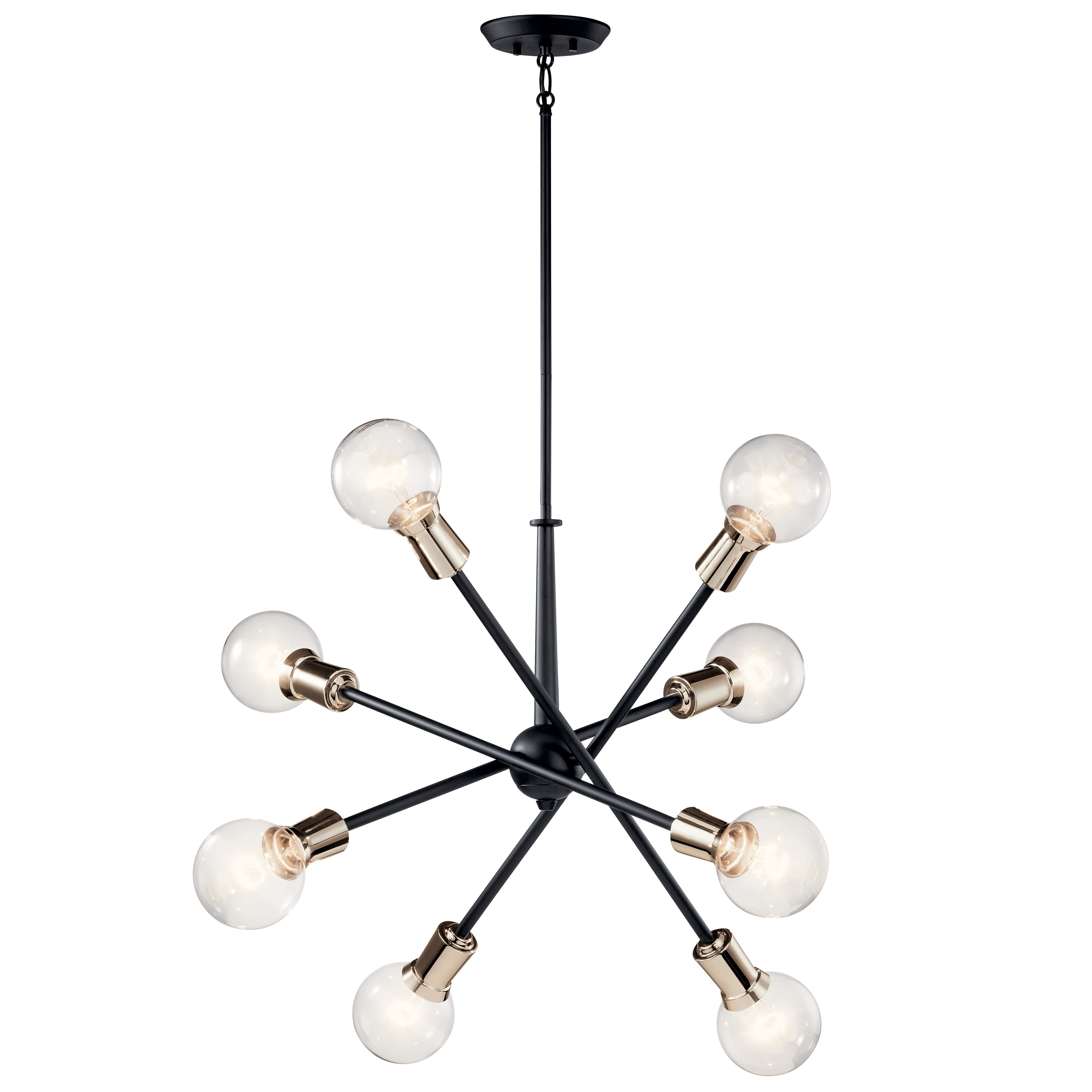 Kichler Armstrong 8-Light Chandelier in Black