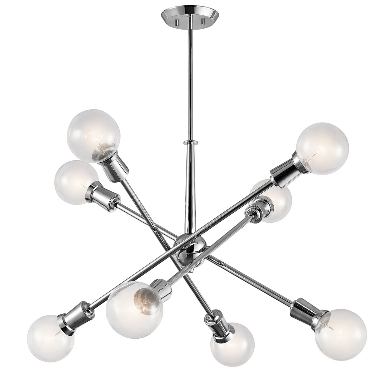 Kichler Armstrong 30" 8-Light Chandelier in Chrome