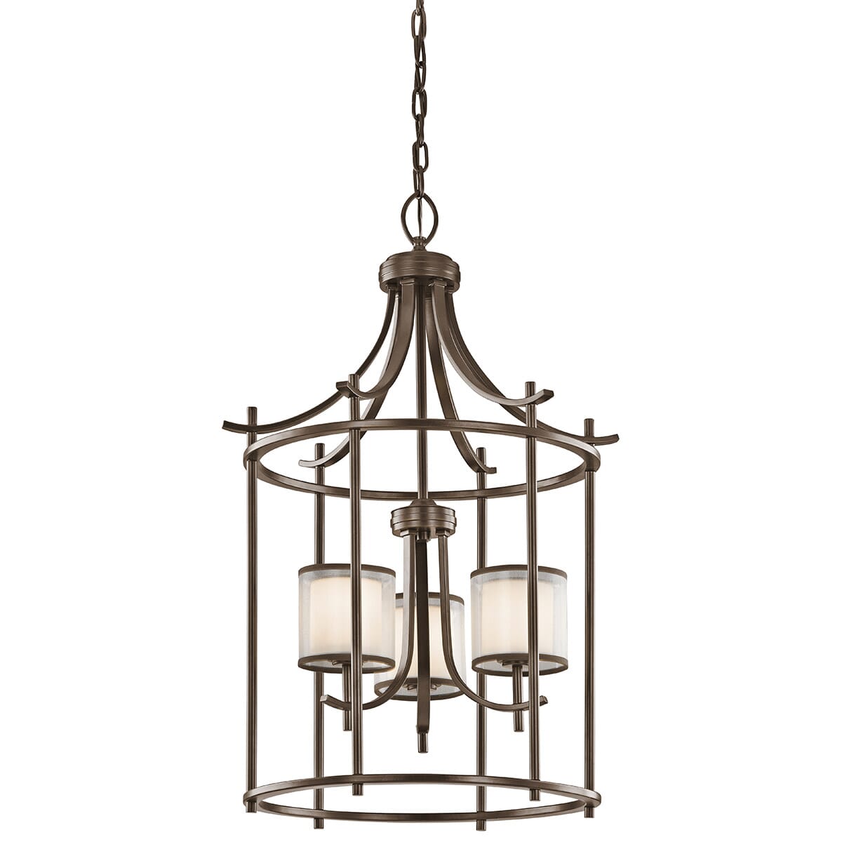 Kichler Tallie 3-Light Chandelier Foyer in Mission Bronze