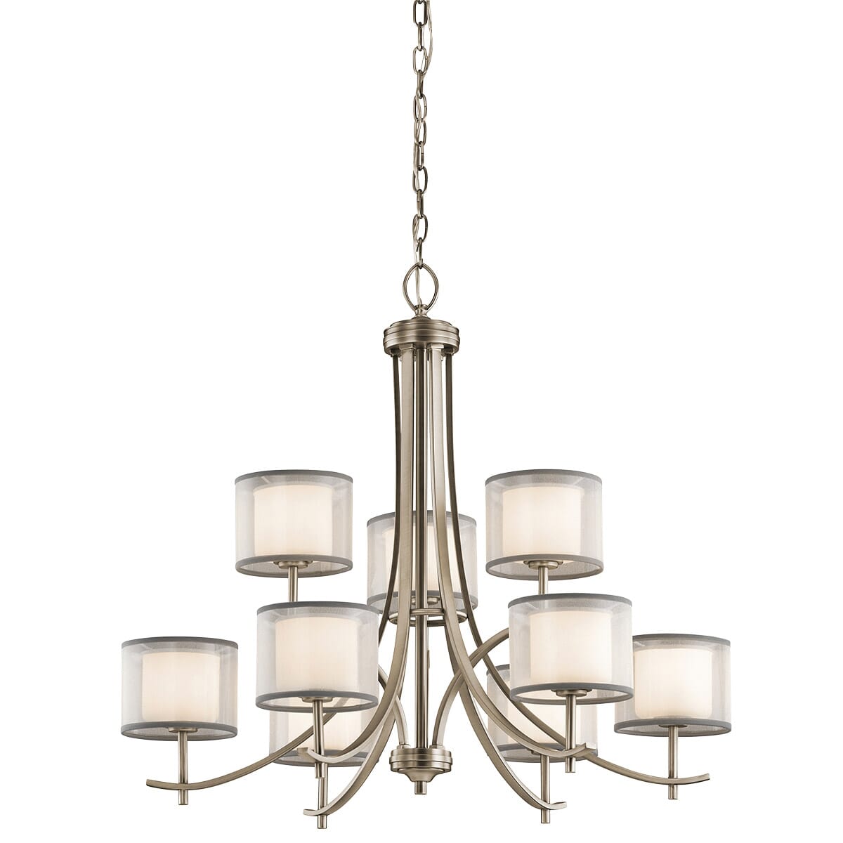 Kichler Tallie 9-Light Chandelier in Antique Pewter