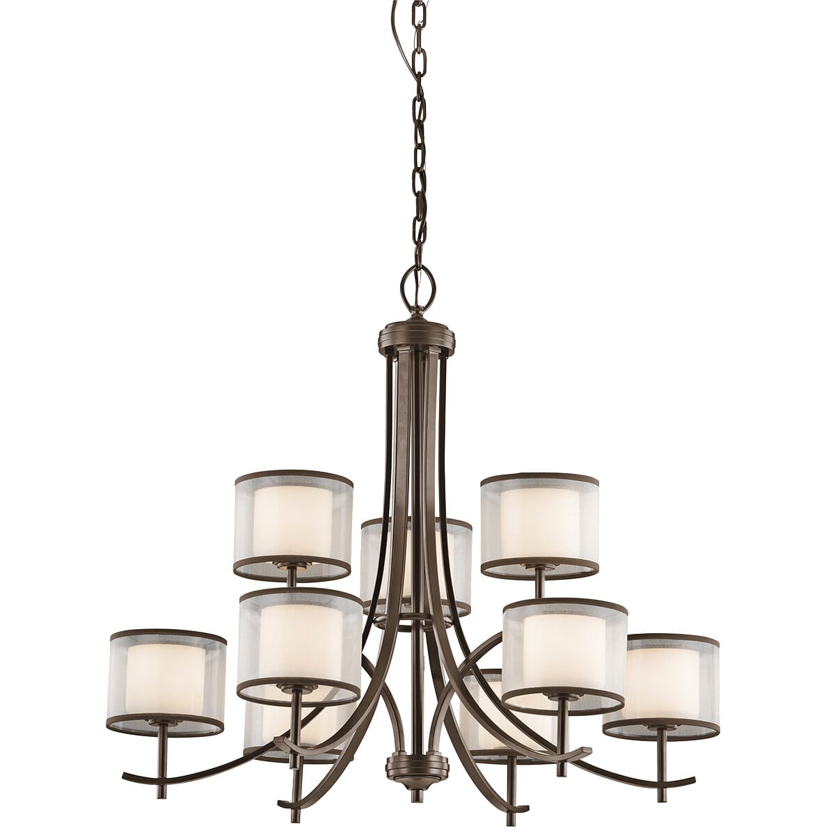 Kichler Tallie 9-Light Chandelier in Mission Bronze