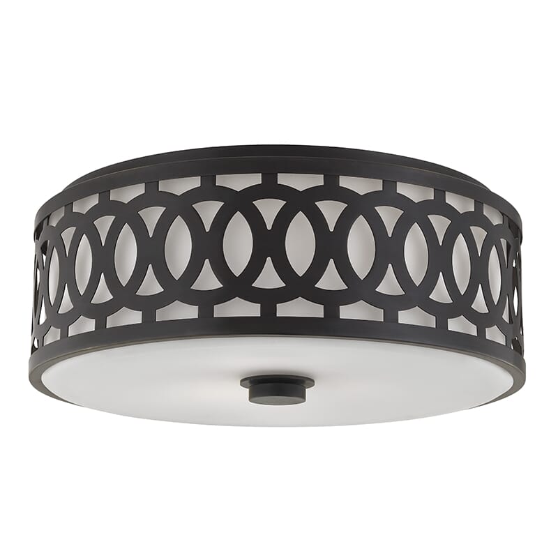 Hudson Valley Genesee 3-Light Ceiling Light in Old Bronze