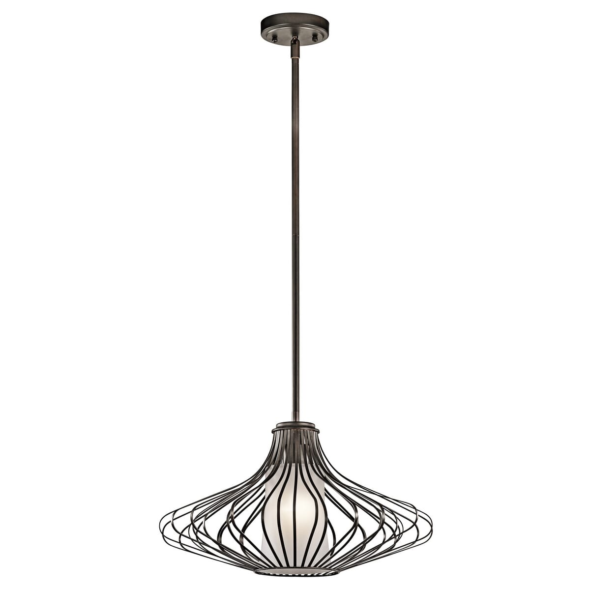 Kichler Signature 1-Light Pendant in Olde Bronze