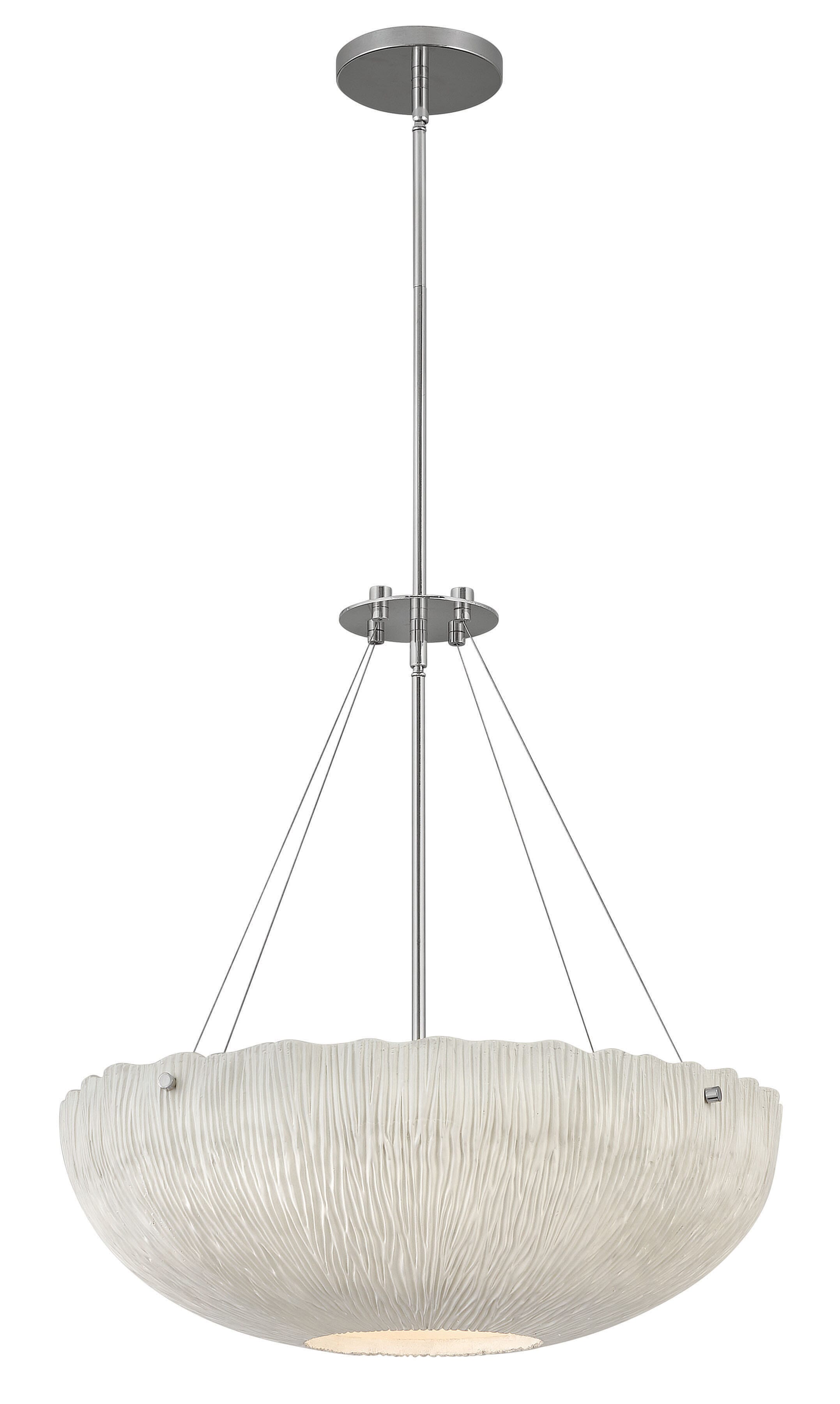 Hinkley Coral by Lisa McDennon 4-Light Chandelier in Shell White