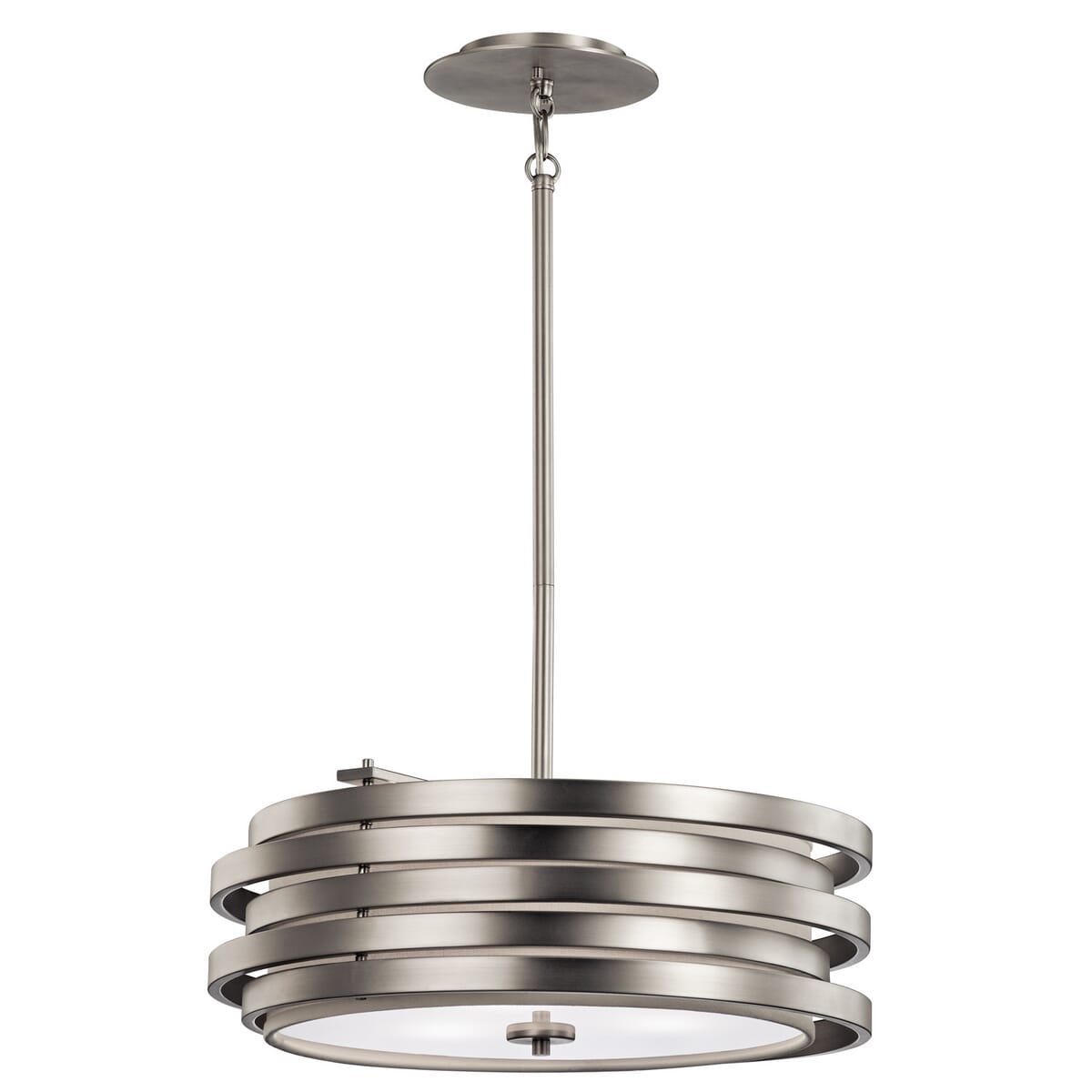 Kichler Roswell 3-Light 19.25" Pendant in Brushed Nickel